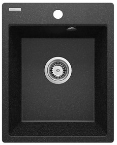 Deante ZRC_2103 - Lavello della cucina CORIO 50x40 cm granito/grafite