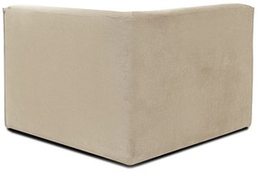 Modulo divano in velluto a coste beige Sting - Scandic