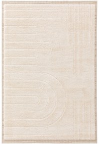 benuta Nest Tappeto a pelo lungo Aimee Crema/Beige 160x230 cm - Tappeto design moderno soggiorno