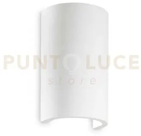 Lampada da parete flash gesso ap1 round