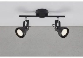 Nordlux - Faretto ASLAK 2xGU10/35W/230V nero