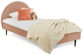 Letto rosa per bambini con contenitore 120x200 cm Rainbow - Scandic