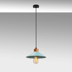 Lampadario blu con paralume in metallo ø 24 cm Gece – Opviq lights