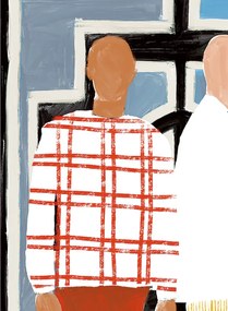 Élitis Carta da parati panoramica Ndebele - Panel 1