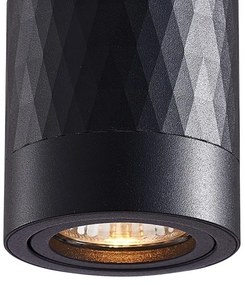 Faretto BIMA 1xGU10/25W/230V tondo nero