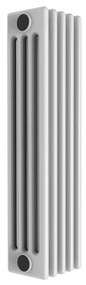 Termosifone in acciaio tubolare 4 colonne 5 elementi interasse 935 mm ERCOS Comby bianco