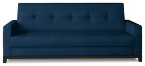 Divano blu allungabile/con contenitore e rivestimento in velluto 216 cm Selene – ELTAP