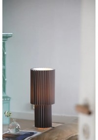 Lampada da tavolo grigia con paralume in tessuto (altezza totale 45 cm) Catis – Markslöjd