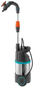 Pompa di evacuazione acque chiare a filo multicellulare motore brushless 550 W GARDENA 4700/2 Da Cisterna 230 V 4700 l/h, fino a 7 m profondità