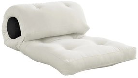 Materasso futon bianco e grigio 70x200 cm Wrap Natural/Dark Grey - Karup Design