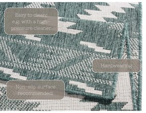 Tappeto da esterno verde e crema , 230 x 160 cm Malibu - NORTHRUGS