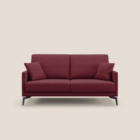 Saturno divano moderno in tessuto morbido impermeabile T03 rosso 180 cm