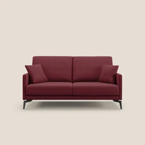 Saturno divano moderno in tessuto morbido impermeabile T03 rosso 160 cm
