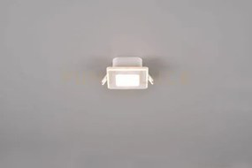 Faretto nimbus led quadrato con bordo bianco 653410131