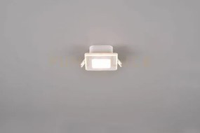 Nimbus faretto da incasso led 5w 450lm, 3000k quadrato bordo bianco...