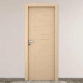 Porta battente Madera beige L 60 x H 210 cm reversibile