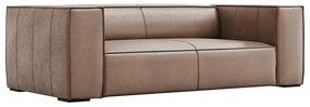 Divano in pelle marrone chiaro 212 cm Madame - Windsor &amp; Co Sofas
