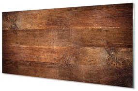 Pannello paraschizzi cucina Tavola di legno con anelli annuali 100x50 cm