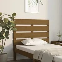 Testiera per Letto Miele 75x3x80 cm in Legno Massello di Pino cod mxl 50776