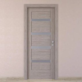 Porta battente Capena 5 beige L 80 x H 210 cm sinistra