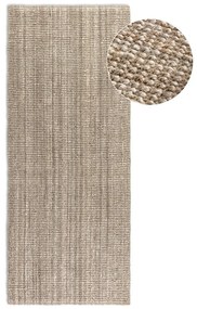 Passatoia beige in iuta 80x200 cm Bouclé – Hanse Home
