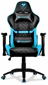 Sedia Gaming Cougar ARMOR ONE Schienale reclinabile Altezza regolabile Blu/Nero