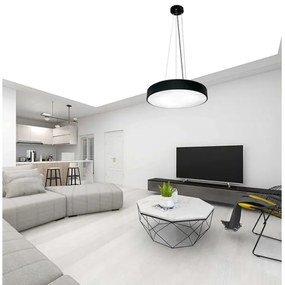 Lampadario a sospensione con filo LED dimmerabile LED/50W/230V 3000-6500K nero + telecomando