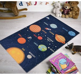Tappeto per bambini 120x180 cm Solar System - Vitaus