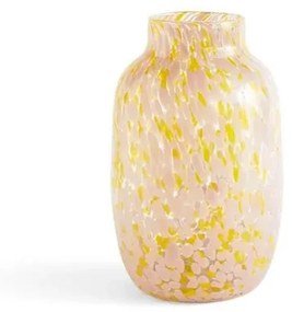 Splash Vase Round Large Light Pink/Yellow - Hay