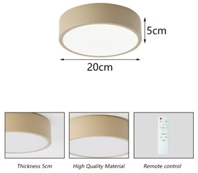 Brilagi - LED lampada dimmerabile POOL LED/18W/230V 3000-6000K 20 cm beige + telecomando