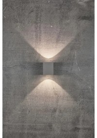 Nordlux - Applique LED da esterno CANTO 2xLED/5W/230V IP44 grigio
