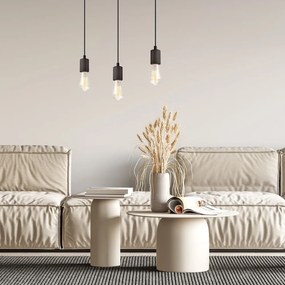 Apparecchio a sospensione nero Leon - LAMKUR