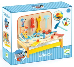 Banco da lavoro per bambini con set di attrezzi