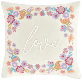 Cuscino decorativo in misto lino 45x45 cm Love – Catherine Lansfield
