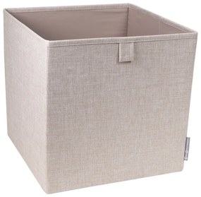 Scatola portaoggetti beige Cube - Bigso Box of Sweden