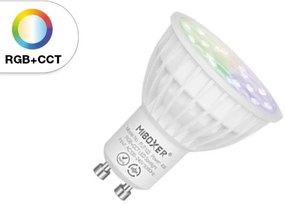 Faretto LED GU10 4W RGB+CCT Dimmerabile Colore RGB+CCT