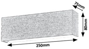 Rabalux 5685 - Applique a LED MORPHEUS LED/6W/230V grigio/bianco