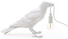 Seletti - Bird Lamp Waiting Lampada da Tavolo da Esterno Bianco Seletti