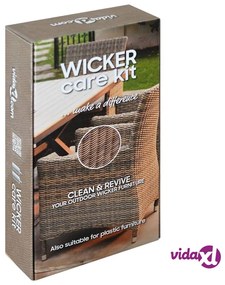 vidaXL Kit di Pulizia per Mobili Giardino Rattan e Textilene 2x250ml