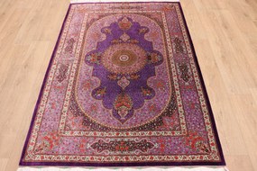 Ghom Tappeto 200x130 (Iran) Annodato A Mano