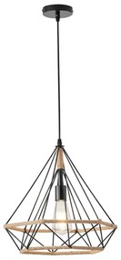 Lampadario a sospensione con filo FLARE 1xE27/15W/230V beige