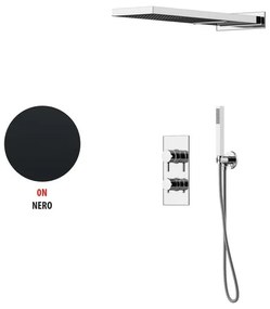 Kit incasso doccia Soffio c/GBOX nero