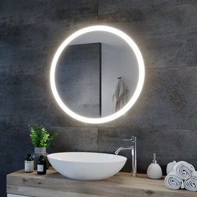 Specchio rotondo con iluminazione LED C1
