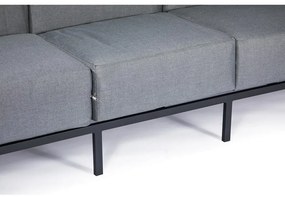 Divano da giardino a tre posti grigio grafite Bellisima - Bonami Selection