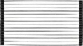 Mexen scolatoio da cucina pieghevole per stoviglie, nero - 660949-70