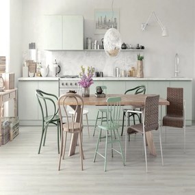 Pavimento SPC passaggio intenso Davos rovere bianco Sp 5 mm con sottopavimento integrato 2.196 m²