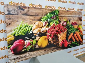 Stampa su tela – Frutta e verdura fresca