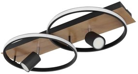 Globo 67309-36 - Plafoniera LED DANNY 2xLED/18W/230V + 2xGU10/35W/230V