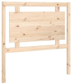 Testiera per letto 95,5x4x100 cm in legno massello di pino