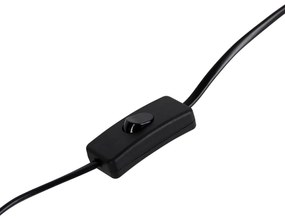 Lampada da tavolo Japandi nera e bianca - Madleine